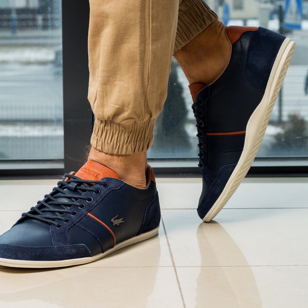 Lacoste Men's Alisos 117 1 Sneakers Shoes Men Size 8 In Navy